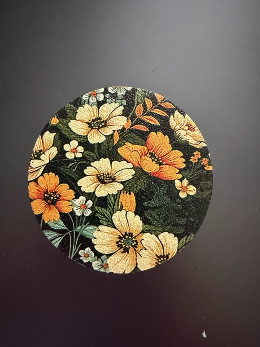 Car / Dining Coaster One Size Floral Design